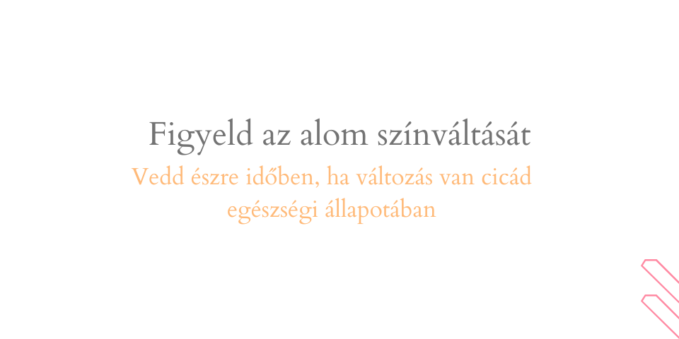 "Csak a kakit vedd ki, a kristályok elnyelik az összes nedvességet és magukba zárják a szagokat" – alom lapát illusztrációval és lefelé mutató nyíllal